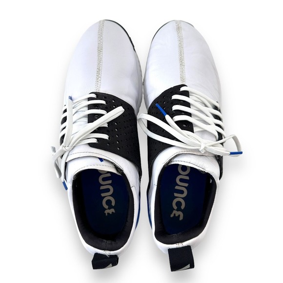 Adidas Adicross Golf Shoes Mens Sz 11 Bounce Spikeless Synthetic Leather White - Picture 5 of 12